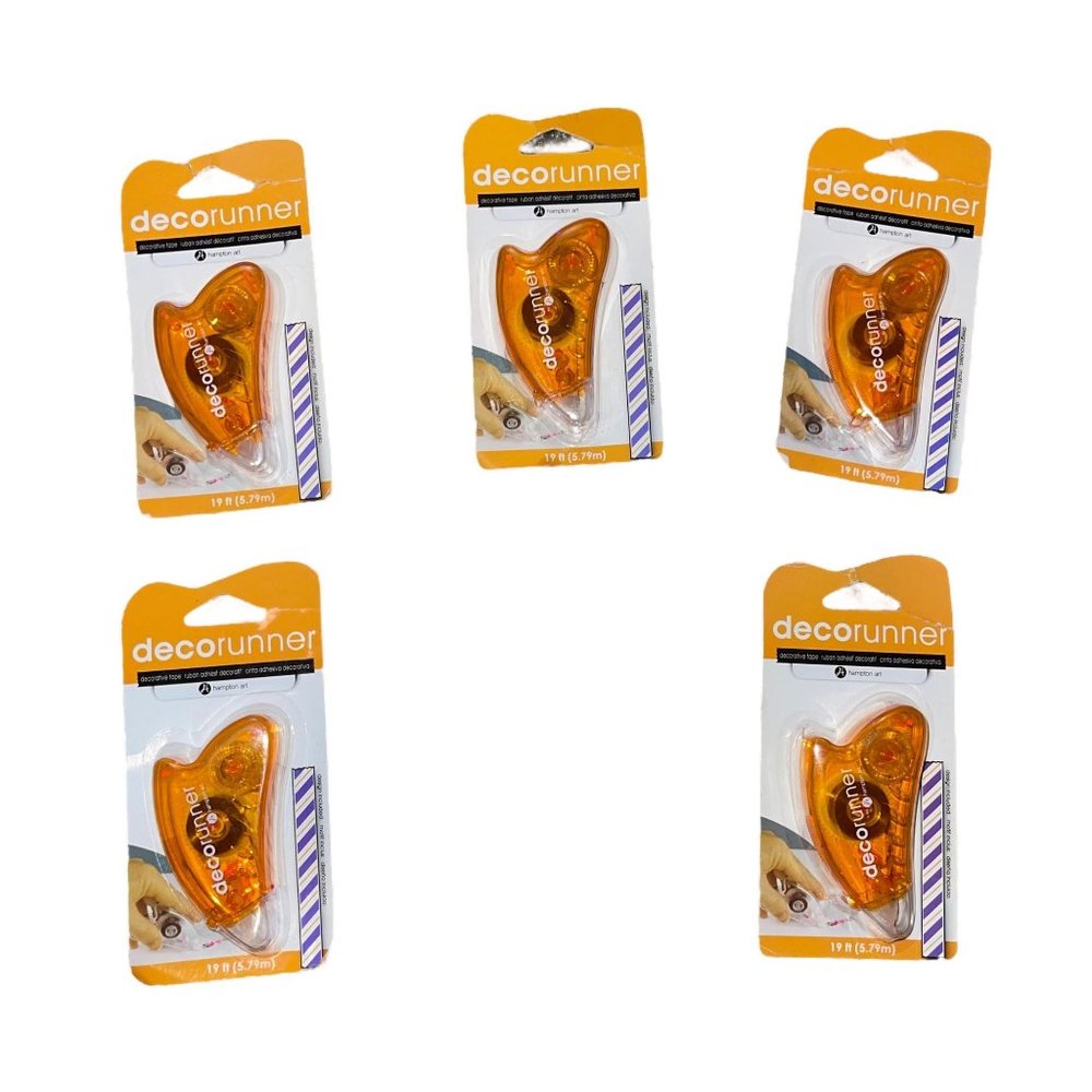 NIP Hampton Art DecoRunner Decorative Tape Stripes Striped 19 Feet Art Crafts